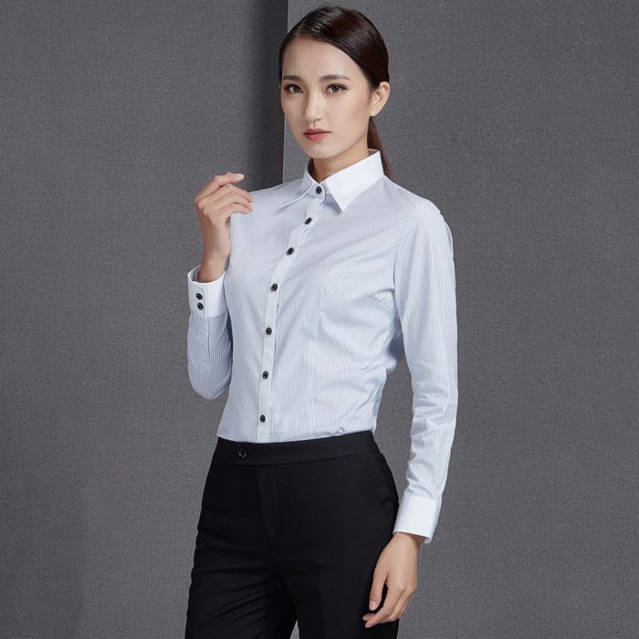 男女職業(yè)襯衫長(zhǎng)袖JL-CY450