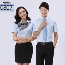 男女式短袖商務襯衣JL-CY807