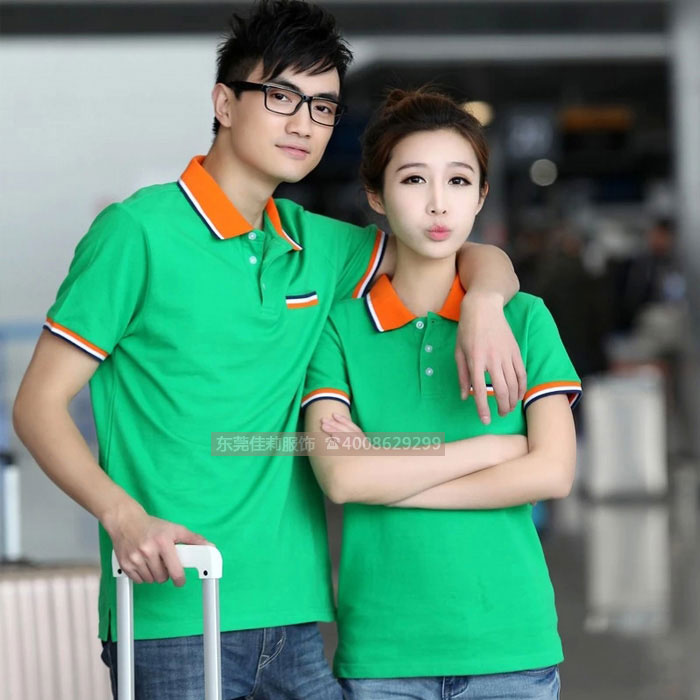 綠色夏季工作服短袖-實(shí)拍1